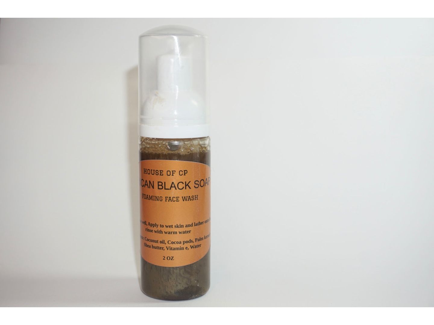 African Black Soap Foaming Face Wash - HOUSE OF CP